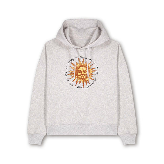 Hoodie Sole Grigia
