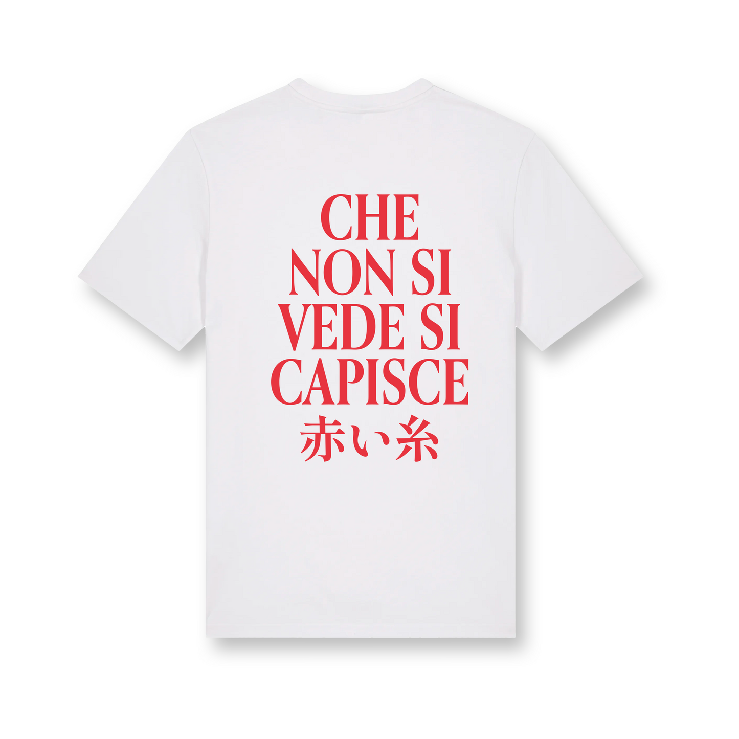 T-Shirt "Che Non Si Vede Si Capisce" Bianca