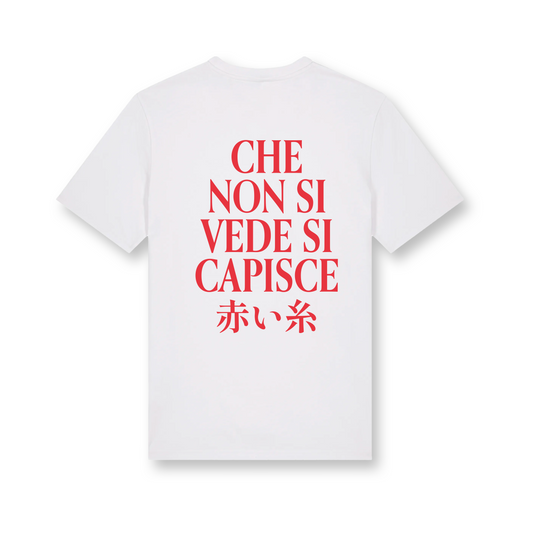 T-Shirt "Che Non Si Vede Si Capisce" Bianca